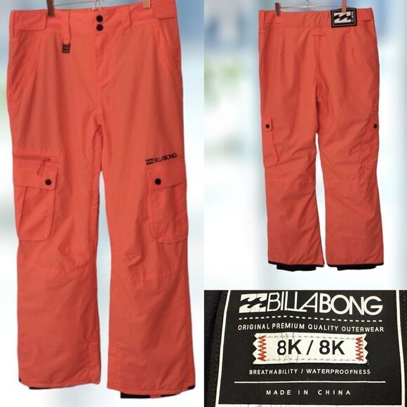 BILLABONG Snowboarding Insulated Winter Snow Pants Size M - Picture 1 of 16
